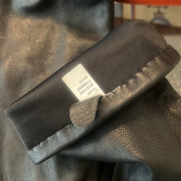 Elbow length Target leather suede tall evening opera gloves luxury phone touch - Picture 9 of 12